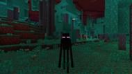 Enderman in Warped Forest (Image via Mojang)